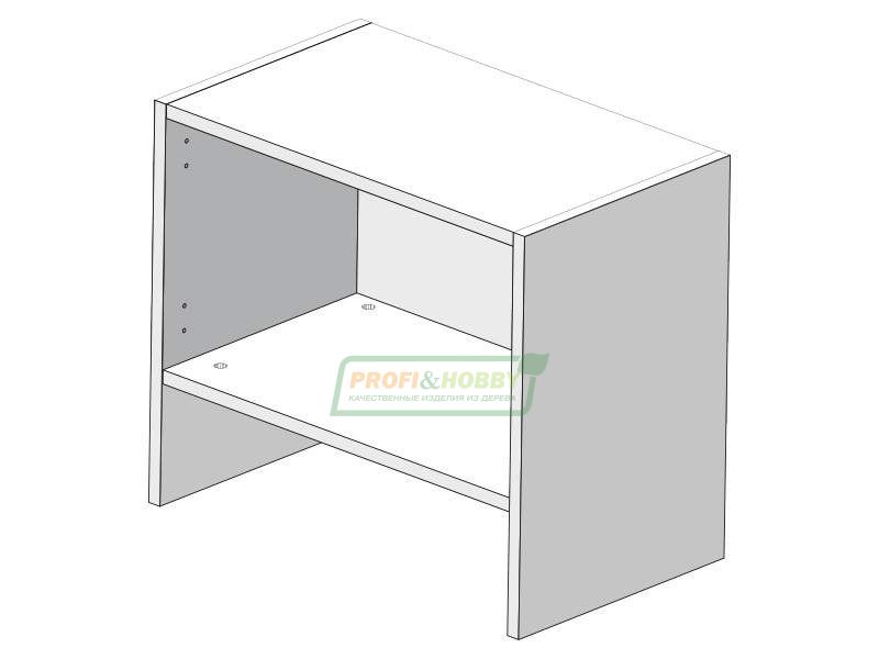 Шкаф (корпус) ЛДСП 600х340х500 Profi&Hobby