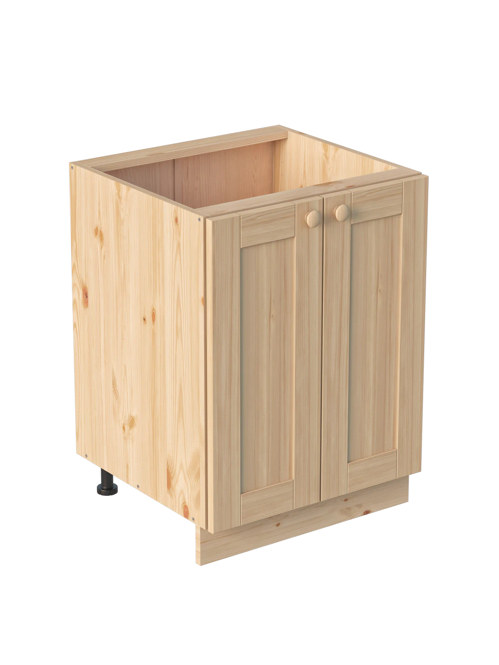 Тумба 2 двери 600х540х720 МАССИВ + фасад Скандик без покраски Profi&Hobby