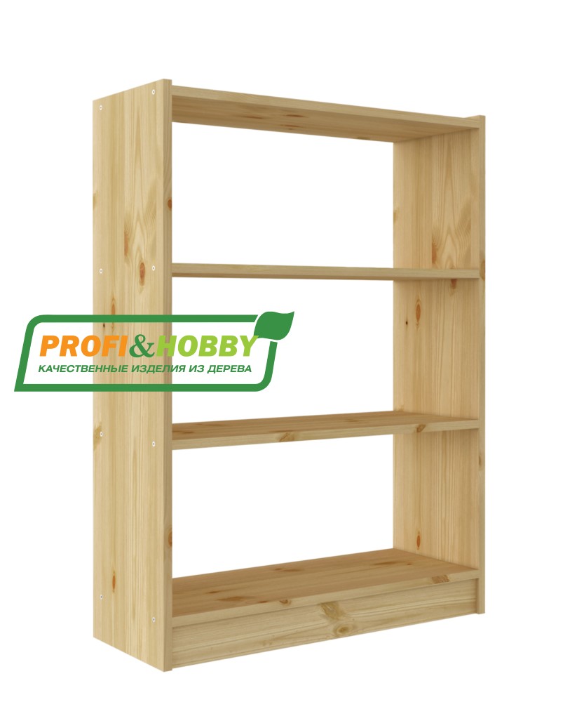Стеллаж Profi&Hobby 4 полки, без покраски (1 уп.)