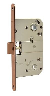 Корпус замка М 13-90 мм (ст.медь) под фикс.