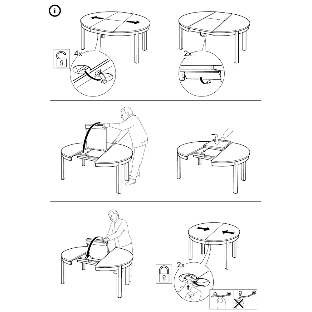 Стол круглый  КАНТРИ (ХЕМНЭС) Profi&Hobby белый (2 уп.)