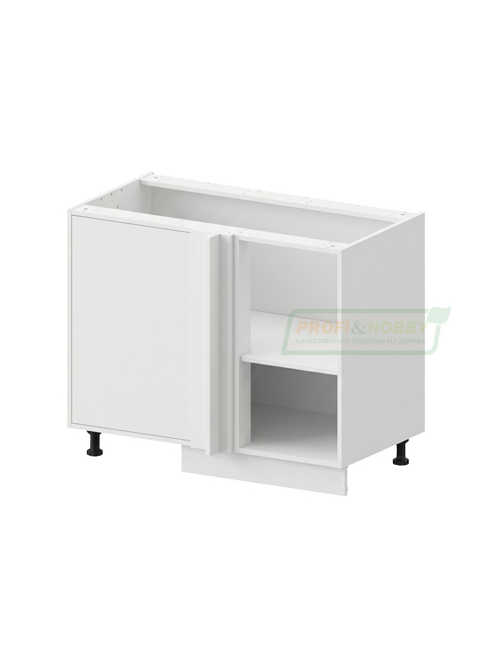 Тумба (корпус) ЛДСП 1010х530х720 Угловая Profi&Hobby