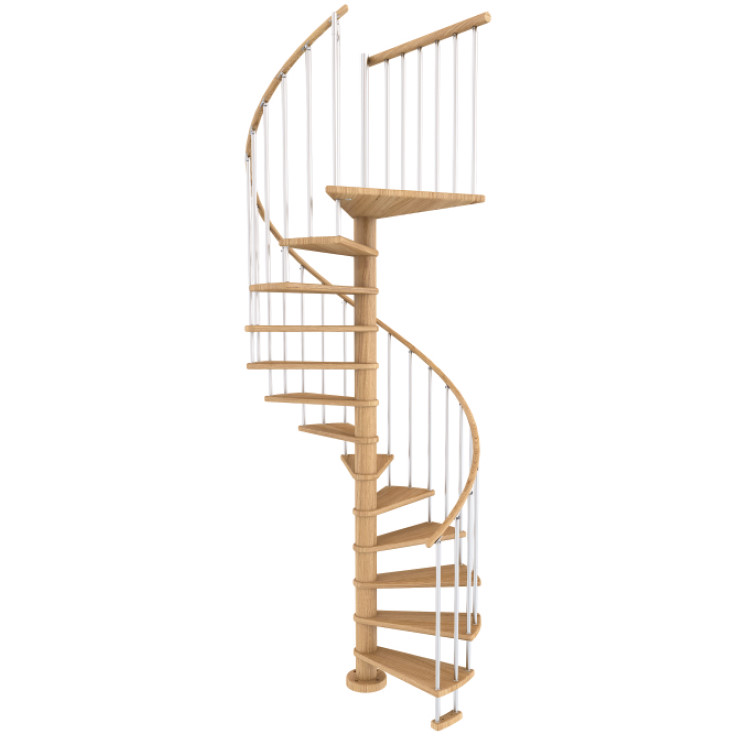 Винтовая лестница P&H Spiral Color 120 бук (6 уп)