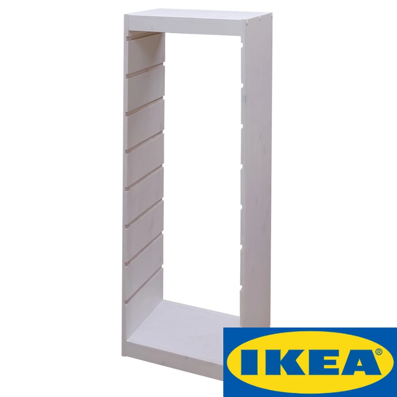 Корпус стеллажа ТРУФАСТ ВЕРТИКАЛЬНЫЙ 1160, белый лак, сосна, Profi&Hobby