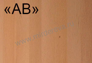 Мебельный щит бук АВ